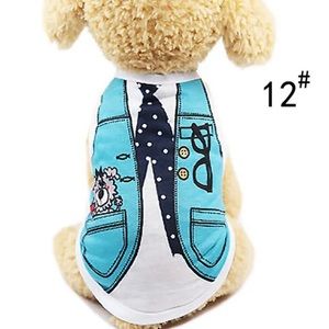 Petite Paws Cotton Tee: Small Dog Clothes for Indoors/Summer with Soft Fabric